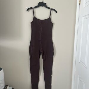 Forever 21 Brown Sleeveless Jumpsuit